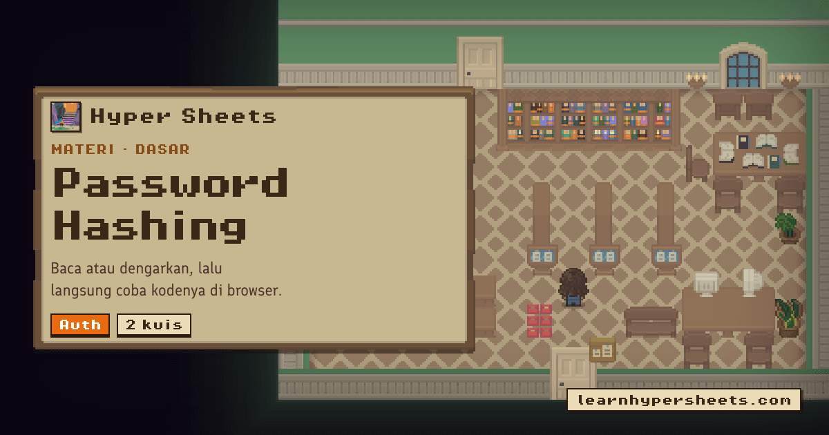 Password Hashing — Auth — Hyper Sheets