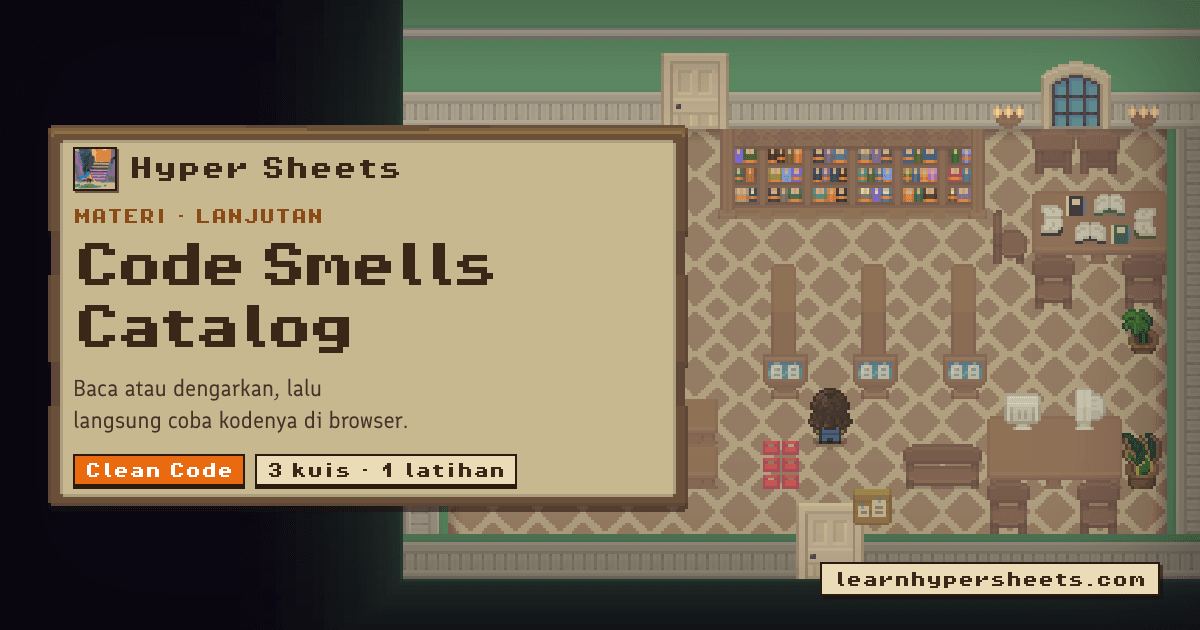 Code Smells Catalog — Clean Code — Hyper Sheets