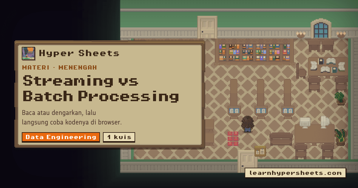 Streaming vs Batch Processing — Data Engineering — Hyper Sheets