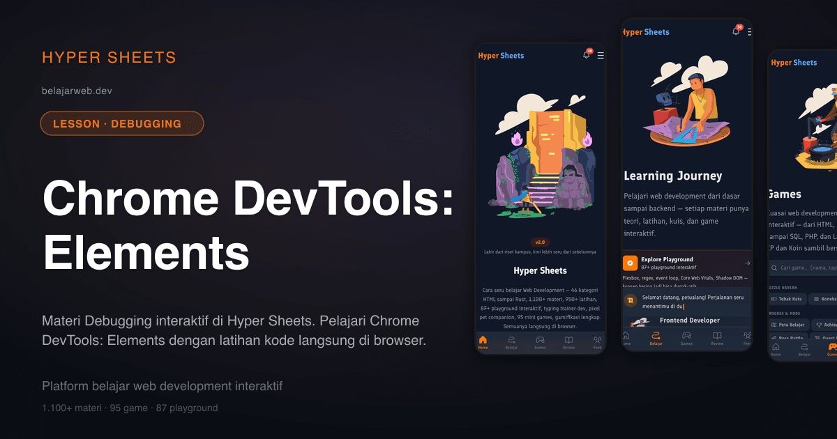 Chrome DevTools: Elements — Debugging — Hyper Sheets
