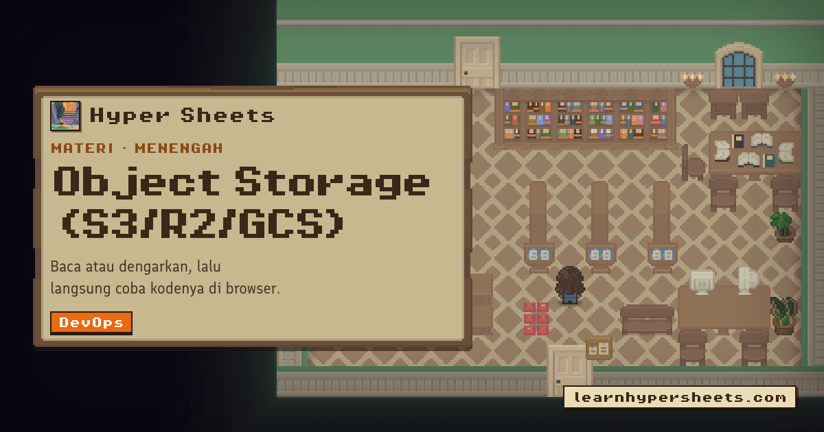 Object Storage (S3/R2/GCS) — DevOps — Hyper Sheets