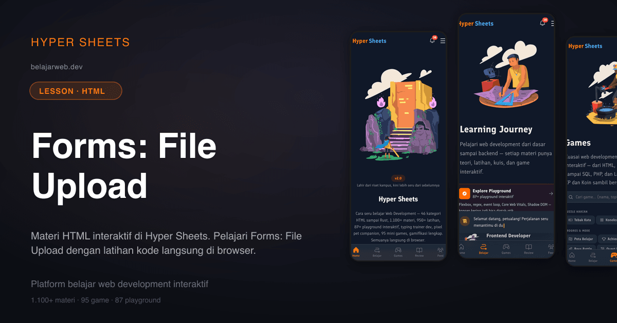 Hyper File Forms: File Upload — HTML — Hyper Sheets