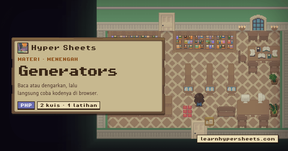 Generators — PHP — Hyper Sheets