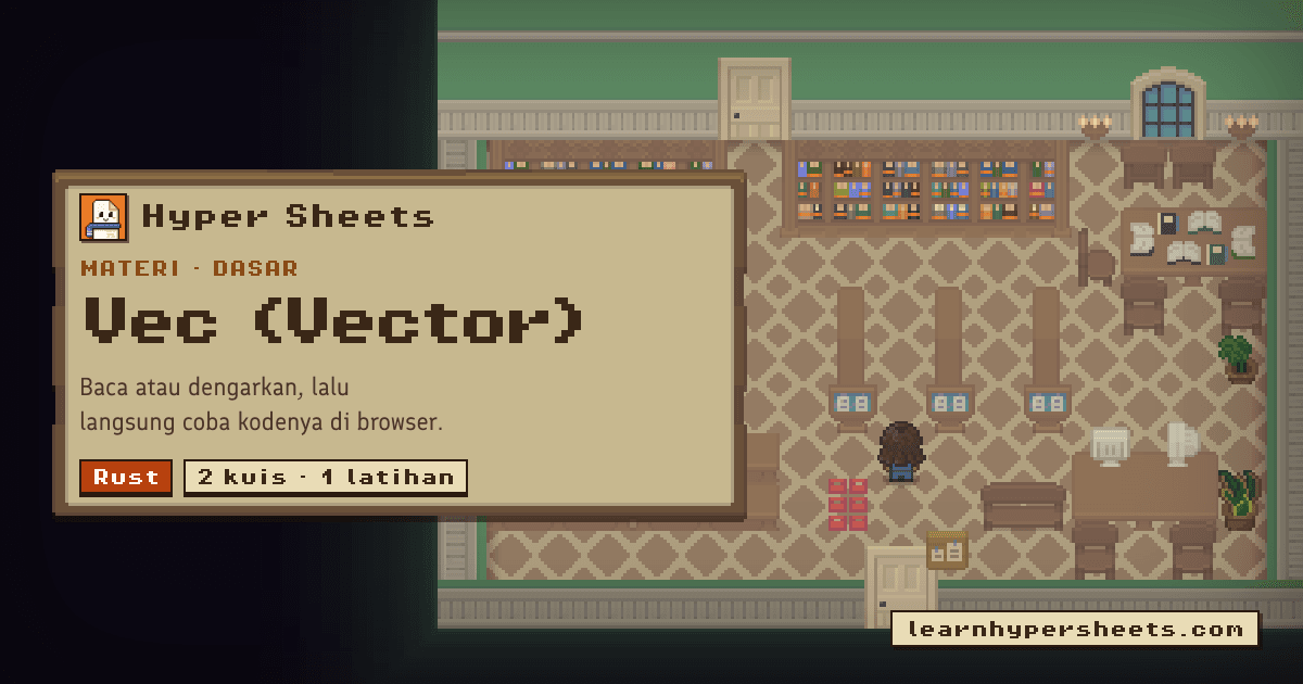 Vec (Vector) — Rust — Hyper Sheets