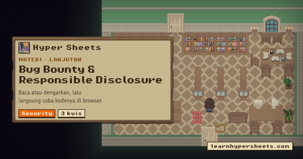Bug Bounty & Responsible Disclosure — Security — Hyper Sheets