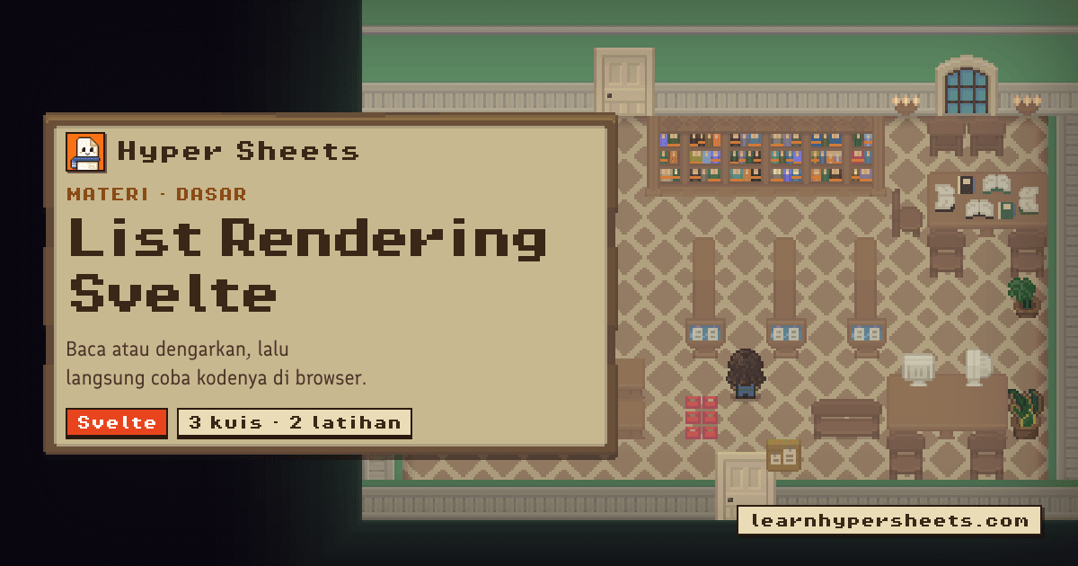 List Rendering Svelte — Svelte — Hyper Sheets