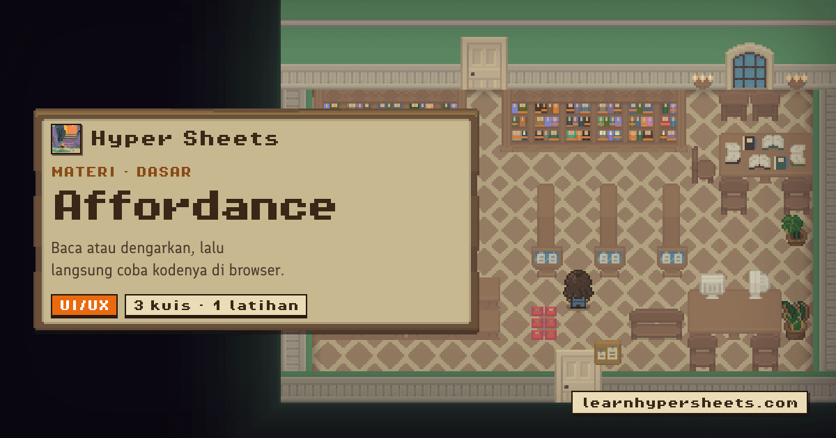 Affordance — UI/UX — Hyper Sheets