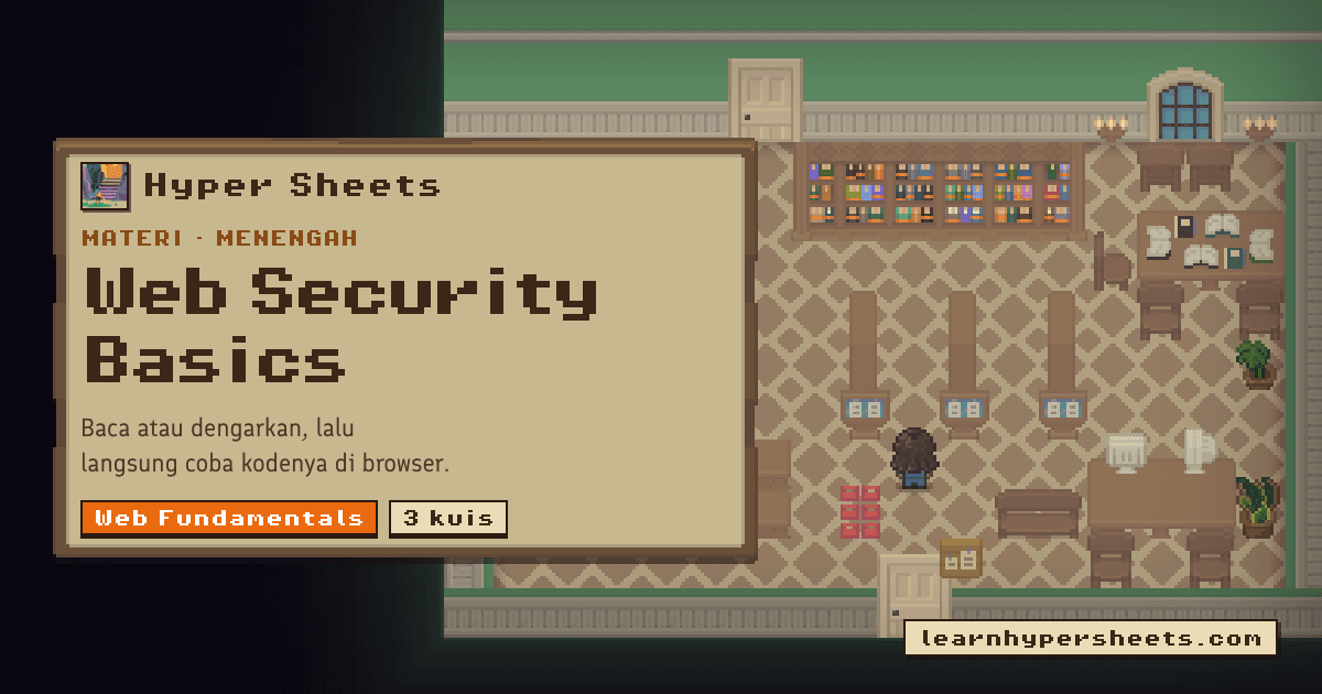 Web Security Basics — Web Fundamentals — Hyper Sheets